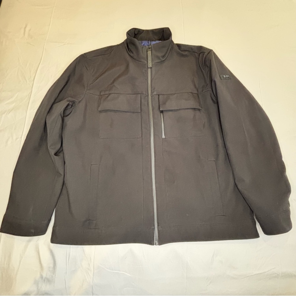 Michael Kors Guilford Soft‎ Shell Jacket Men’s Xxl Black Field Jacket